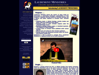 laudemont.org screenshot