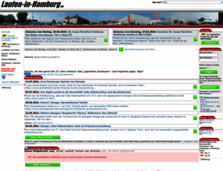 laufen-in-hamburg.de screenshot