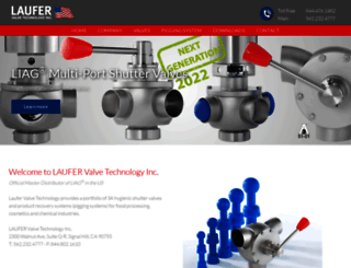 laufer-valve.com screenshot