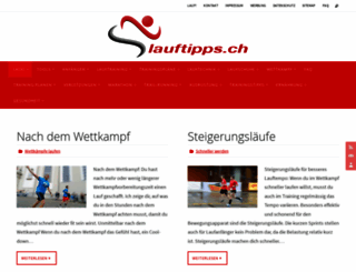 lauftipps.ch screenshot