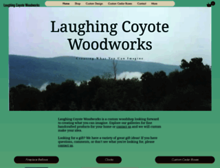 laughingcoyotewoodworks.com screenshot
