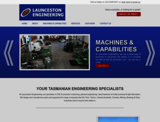 launcestonengineering.com.au screenshot