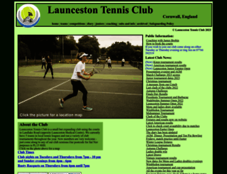 launcestontennis.org screenshot