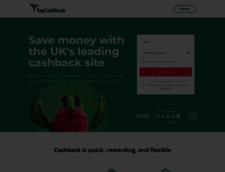 launch.topcashback.co.uk screenshot