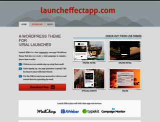 launcheffectapp.com screenshot