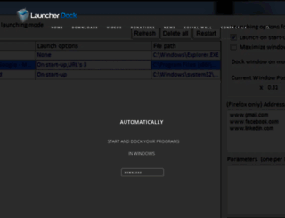 launcherdock.com screenshot