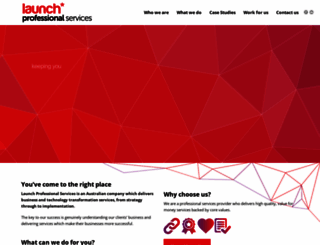launchprofessional.com.au screenshot