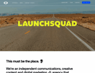 launchsquad.com screenshot
