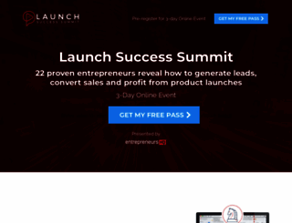 launchsuccesssummit.com screenshot