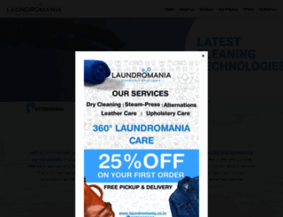 laundromania.co.in screenshot