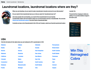 laundromatlocations.info screenshot