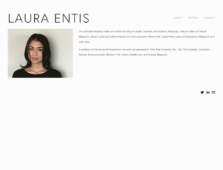 lauraentis.com screenshot