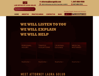 lauragolub.com screenshot