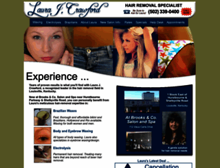 laurajcrawford.com screenshot