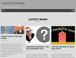 lauramccarthey.com screenshot