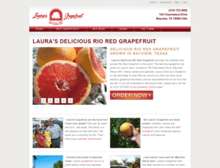 laurasgrapefruit.com screenshot