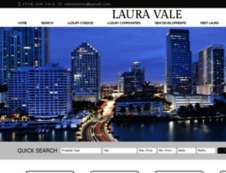 lauravale.com screenshot