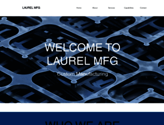 laurelmfg.com screenshot