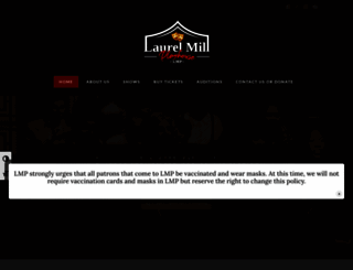 laurelmillplayhouse.org screenshot