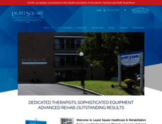 laurelsquarehealthcare.com screenshot