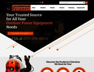 laurelwoodequipment.com screenshot