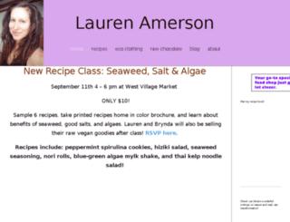 laurenamerson.com screenshot