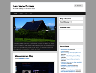 laurencebrown.org.uk screenshot