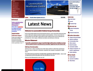 laurencekirkhealthcarecentre.co.uk screenshot