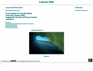 laurenceplatt.com screenshot