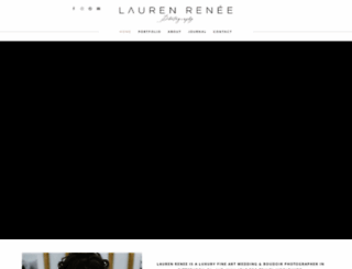 laurenrenee.com screenshot