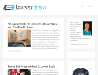 laurensfitness.com screenshot