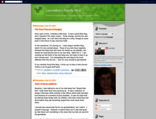 lauriebeesfamilyhive.blogspot.com screenshot