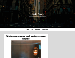 laurieflower.com screenshot