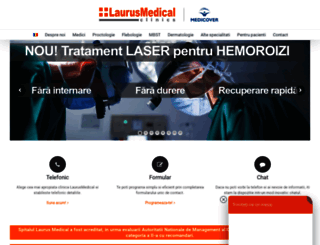 laurusmedical.ro screenshot