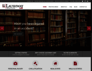 laushwaylaw.com screenshot