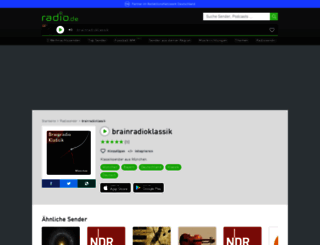 lautfm-brainradioklassik.radio.de screenshot