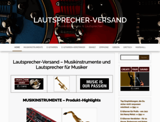 lautsprecher-versand.com screenshot