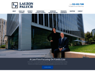 lauzonfamilylaw.com screenshot