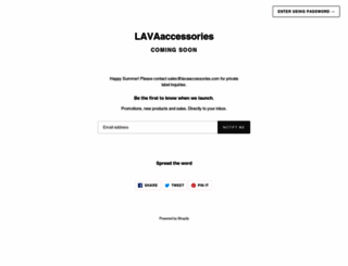 lavaaccessories.com screenshot
