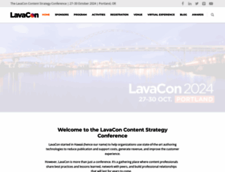 lavacon.org screenshot