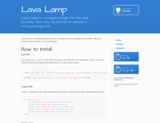 lavalamp.magicmediamuse.com screenshot