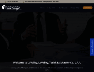 lavalley-law.com screenshot