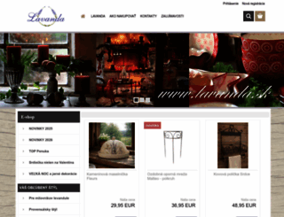 lavanda.sk screenshot