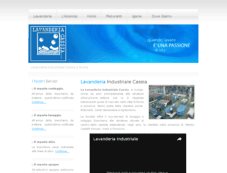 lavanderiaindustrialecassia.it screenshot