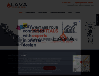lavaprint.com.au screenshot