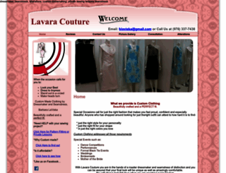 lavaracouture.com screenshot