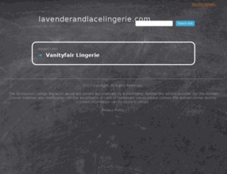 lavenderandlacelingerie.com screenshot
