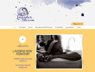 lavendermoonmidwifery.com screenshot