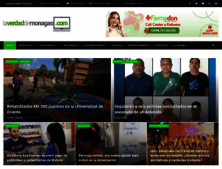 laverdaddemonagas.com screenshot