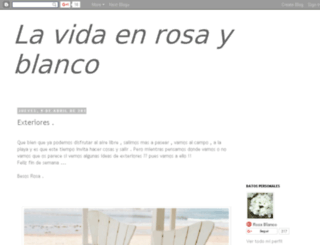 lavidaenrosayblanco.blogspot.com.ar screenshot